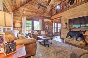 Secluded Log Cabin with Decks, Views and Lake Access